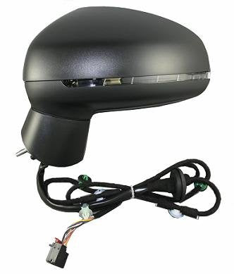 CG94 RETROVISORE ELETT. Term. C/Fan Sinistra [Lato Guida] per Auto: A1 - Calotta da VERNICIARE - 6 Pin - Vetro ASF.