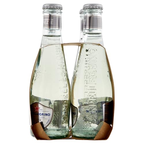 BIBITE SANPELLEGRINO, Silver Cocktail, Bevanda Gassata Analcolica - 24 bottiglie in vetro da 200 ml