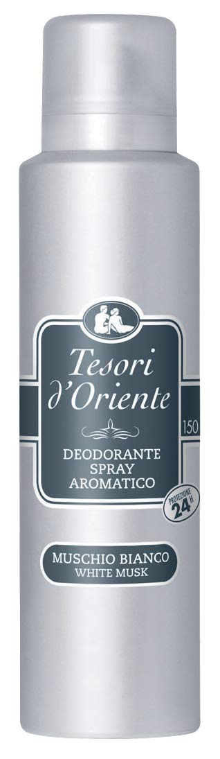 Set 6 TESORI D'ORIENTE Deodorante spray muschio bianco 150 ml per il corpo