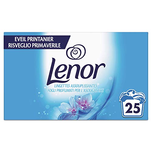 Lenor - Salviette per asciugatrice, confezione da 5 (5 x 25 pezzi)