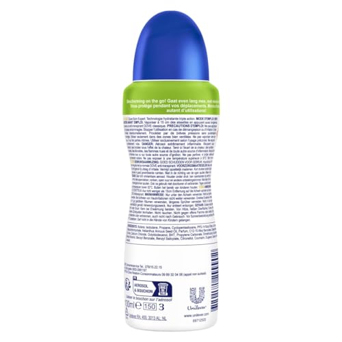 Dove Original Deodorante da donna spray compresso anti-traspirante