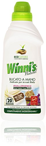 Winni's - Detergente Per Bucato a Mano, Ipoalergenico, Per Tessuti Baby - 8 pezzi da 750 ml [6 l]