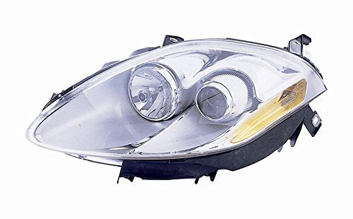 FARO DEPO - PROIETTORE H1-H1 C/MOTORE ELETTRICO PARABOLA CROMATA FIAT BRAVO >02-'07 - DX