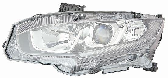 RICAM 10881 PROIETTORE H11-HB3-WY21 A LED CON MOTORE ELETTRICO PER CIVIC LATO DESTRO (LATO PASSEGGERO) DAL 2017/01 AL 2022/02
