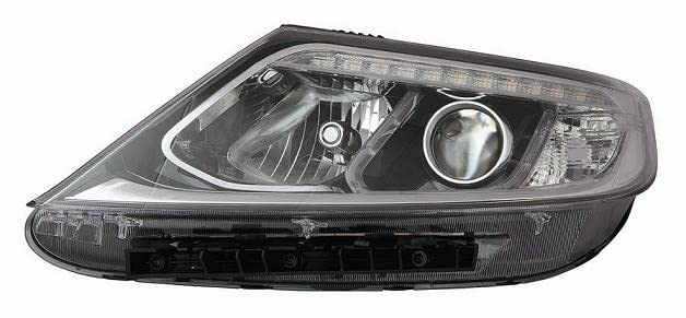 DEPO RICAM 10844 PROIETTORE H7-H7-PY21 A LED PREDISPOSIZIONE PER REGOLAZIONE ELETTRICO PER SORENTO LATO SINISTRO (LATO CONDUCENTE) DAL 2012/10 AL 2014/12