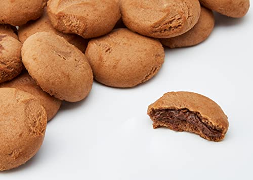 Si con Riso - Frollino Ripieno alla Crema alla Nocciola - Biscotti Senza Lattosio e Senza Olio di Palma - 200 g