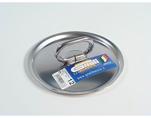 Gnali One Size Pentole e padelle Real Term Coperchio 12 cm, Acciaio Inossidabile, Multicolore