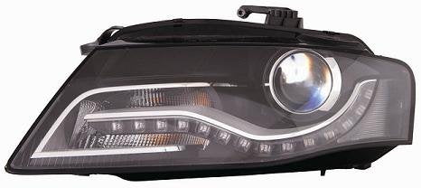CG94 PROIETTORE BIXENO DS3 ORIENT. C/LUCE DIURNA A LED C/MOTORE [Lato SX] PARABOLA NERA Per Auto: A4