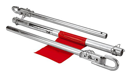 Bottari 28016 Barra Traino per Auto 186cm, Portata Max. 2000kg, con Bandiera di Segnalazione