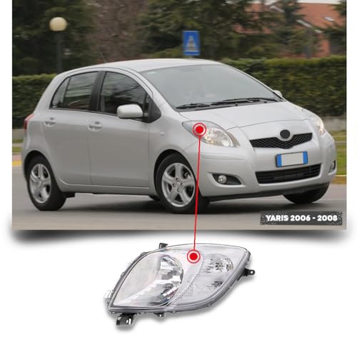 CG94 Faro Proiettore Anteriore H4 per T0Y0TA YARIS (XP9) Anno:2006-2008