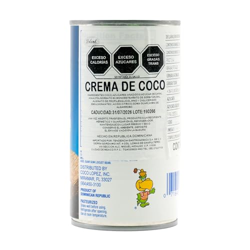 Coco Lopez Coconut Cream Tin 425 g.