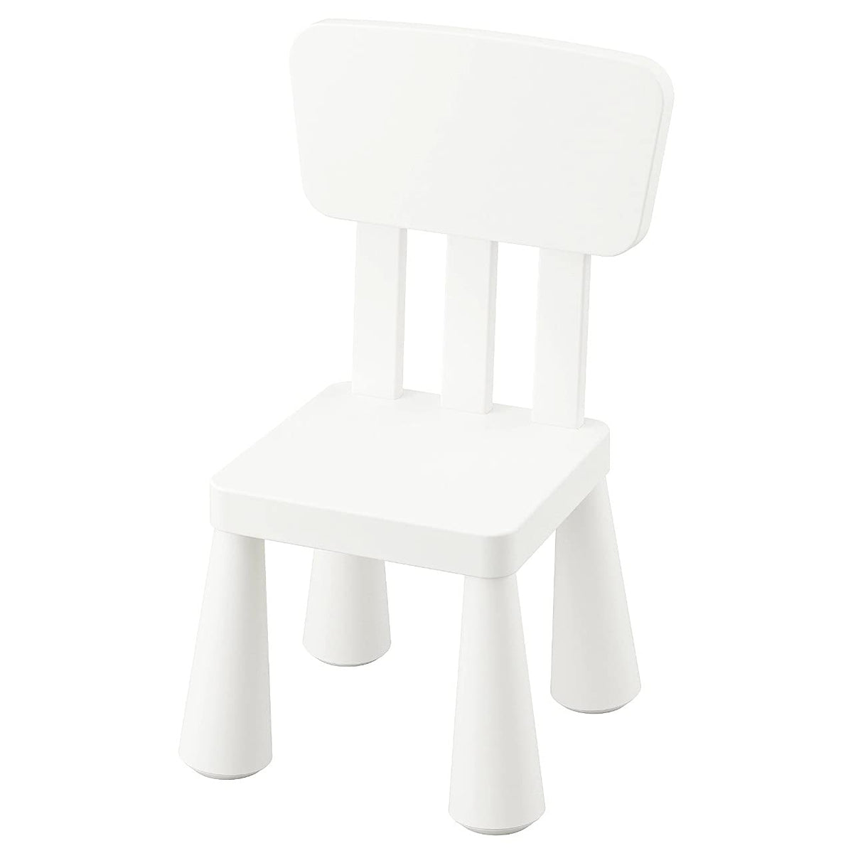 Ikea Mammut - Tavolo per bambini, per esterni, con 2 sedie, colore: Bianco