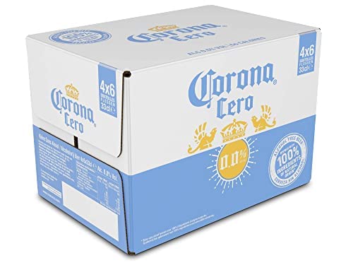 Corona Cero, Birra Analcolica Bottiglia, Pacco da 24x33cl
