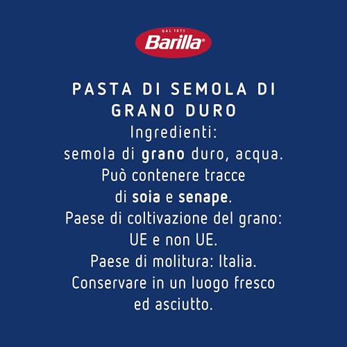 Barilla Pasta Tempestine N.21, Pastina di Semola di Grano Duro, I Classici, 500g