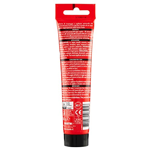 BOSTIK Poly Max High Tack Express colla di montaggio e sigillante universale super forte, tenuta istantanea tubo 165g bianco