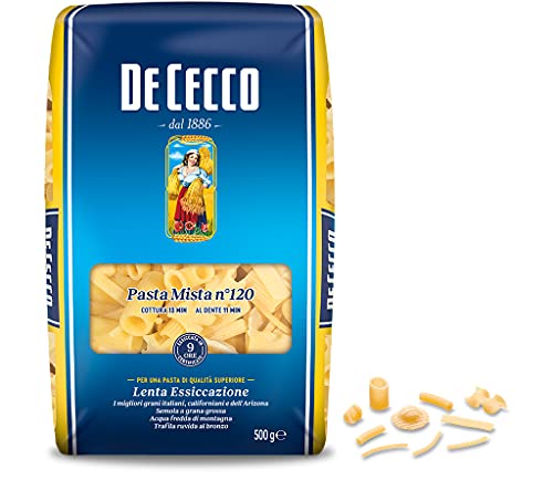 De Cecco - Pasta mista, di Semola di Grano Duro - 6 pezzi da 500 g [3 kg]