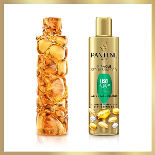 Pantene Pro-V Balsamo, Balsamo 3 Minute Miracle, Lisci Effetto Seta, per Capelli Crespi e Opachi, Un Trattamento intensivo Giornaliero, 150 ml