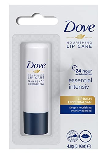 Balsamo Labbra Stick | Dove Nourishing Lipcare 4,8g | Essential Intensiv | Burrocacao |