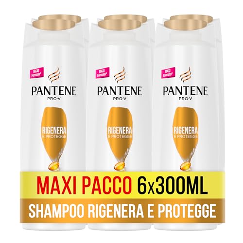 Pantene Pro-V Shampoo Protezione Cheratina, Rigenera e Protegge, Shampoo Capelli
