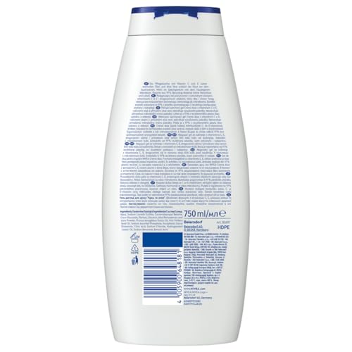 Nivea Bagnoschiuma Crema Care & Cashmere - 750 Ml