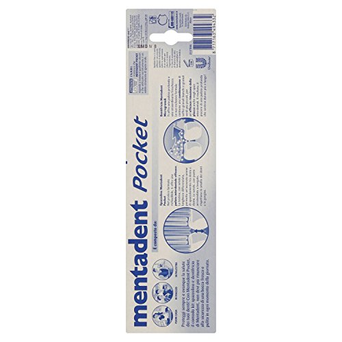 Mentadent - Pocket Dentifricio, 1 unità, 1, Colori Assortiti