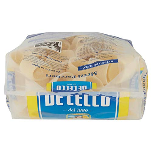 De Cecco Mezzi Paccheri - 6 pezzi da 500 g [3 kg]