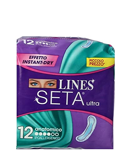 Lines Assorbenti Seta Ultra Lungo Anatomico Pz - 100ml, 12 Unità