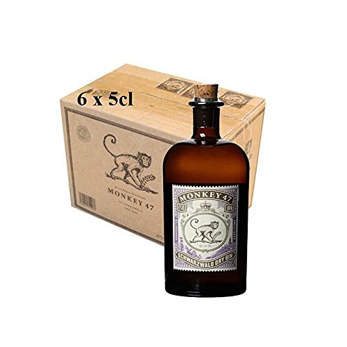 MONKEY 47 SCHWARZWALD DRY GIN MIGNON MINIATURE 6 BOTTIGLIE DA 5 CL