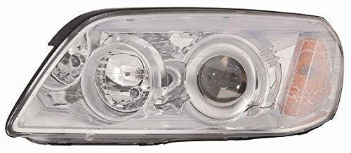 FARO DEPO H7-H1 C/MOT. ELETTRICO PARABOLA CROMATA CHEVRO.LET CAPTIVA - 07/'06>12/'10 - SX