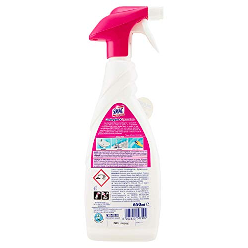 Smac Express Sgrassatore con Candeggina, Detergente Spray con Azione Sgrassante e Igienizzante, 650 ml x 12 Pezzi