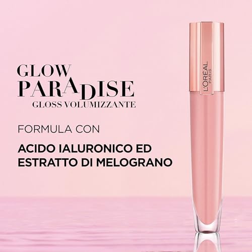 L’Oreal Paris Gloss volumizzante Brilliant Signature, Lucidalabbra a lunga durata, I Accentuate, 6,4 ml