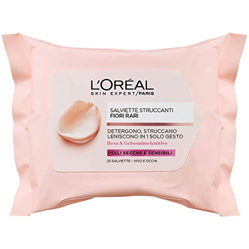 L'ORÉAL Gel Detergente Fiori Rari, Deterge e Idrata la Pelle, per Pelli Secche e Sensibili,