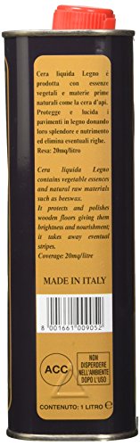 NOVECENTO, X905 Cera Liquida Legno, Neutro, 1 litro