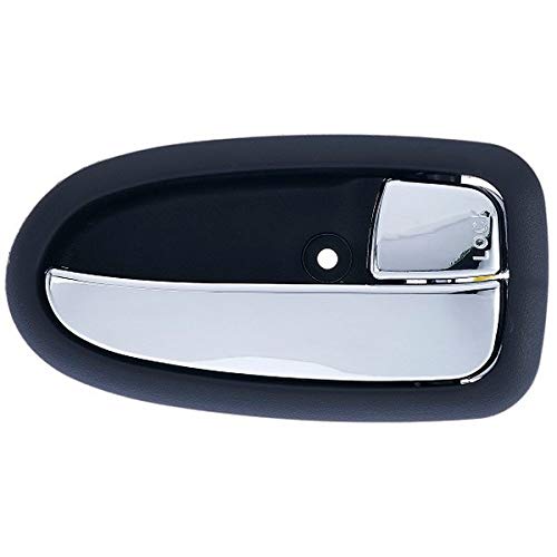 7445613124157 Derb Maniglia Apriporta Interna Anteriore Posteriore Sx Sinistro [Lato Guida] (Nera Con Leva Cromata)