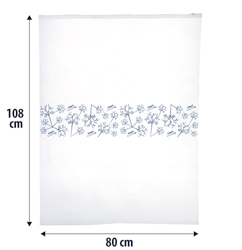 Sacchetti Antipolvere per Coperte e Piumoni - Organizza il Tuo Armadio e Proteggi la Biancheria - 2 Buste Trasparenti 80x108cm - Domopak Living