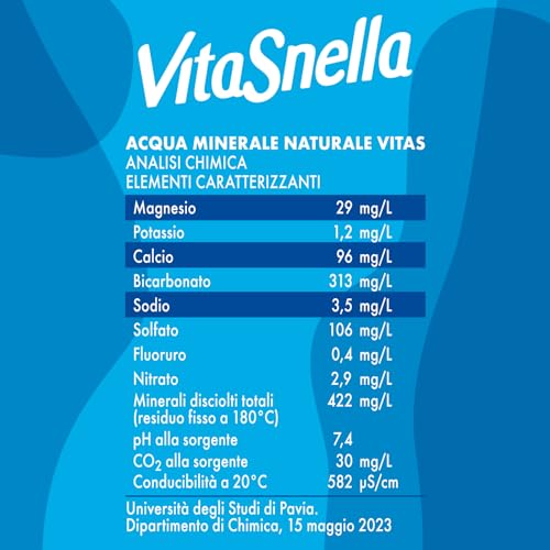 Vitasnella Acqua Oligominerale Naturale, 6 x 1.5 L