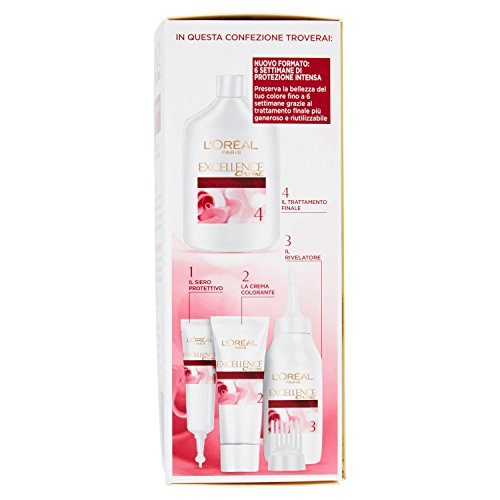 l'Oréal Paris Excellence Crema Colorante Triplo Trattamento Avanzato, 5 Castano Chiaro - 1 Pacco