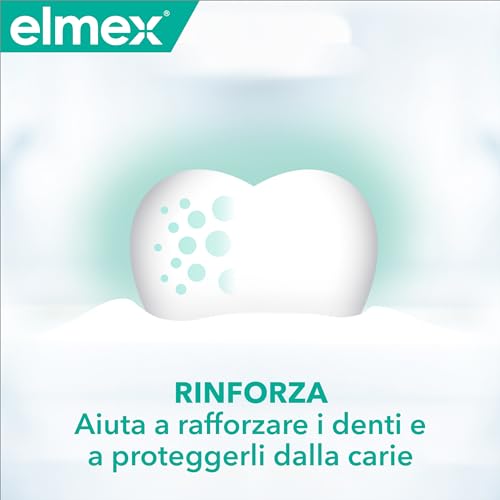 elmex Kit Sensitive Denti Sensibili 3in1 Dentifricio, Spazzolino e Collutorio, 24h di Protezione per Denti Sensibili