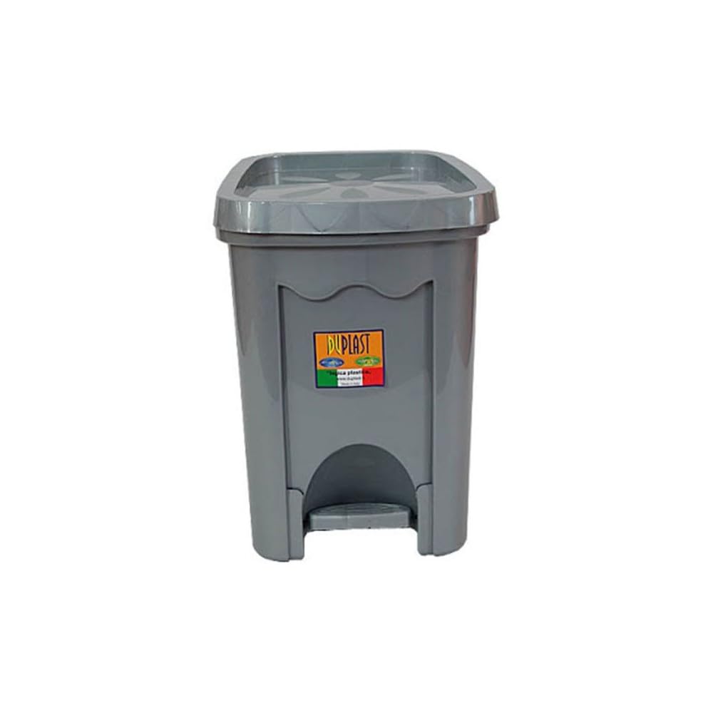 Duplast DUP262 Pattumiera, Plastica, Grigia