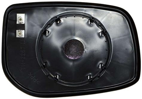 CG94 PIASTRA SPECCHIO TERMICA - VETRO CURVO- (ADATT. SOLO VM) ATTACCO TONDO - Posizione Sinistra [Lato Guida] Per Auto: YARIS