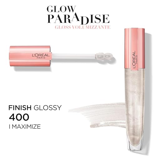 L’Oreal Paris Gloss volumizzante Brilliant Signature, Lucidalabbra a lunga durata, I Accentuate, 6,4 ml