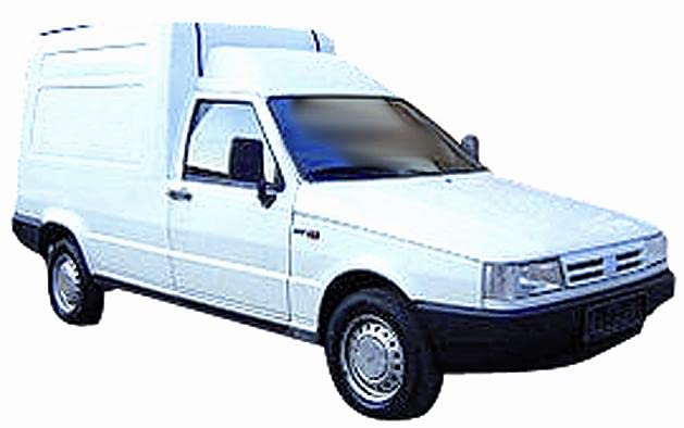 CG94 - FANALE ANTERIORE F!IAT FIORINO 91 BIANCO SX