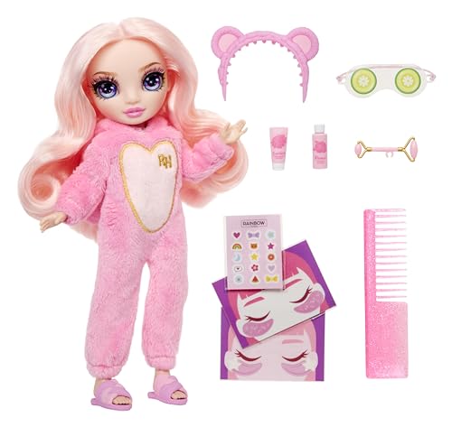 Rainbow High Fashion Doll con Slime & Animale - Ruby (Rosso) - Bambola scintillante da 28 cm con Slime scintillante, Animale Magico e Accessori Moda - Età 4-12 anni