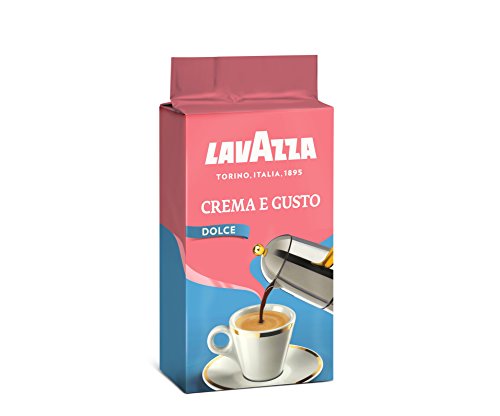 Lavazza Caffè Macinato Crema e Gusto Dolce - 5 confezioni da 500 grammi [2.5 Kg]