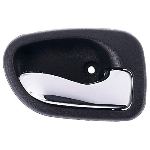 7445613074018 Derb Maniglia Apriporta Interna Anteriore Dx Destro [Lato Passeggero] (Nera Con Leva Cromata)