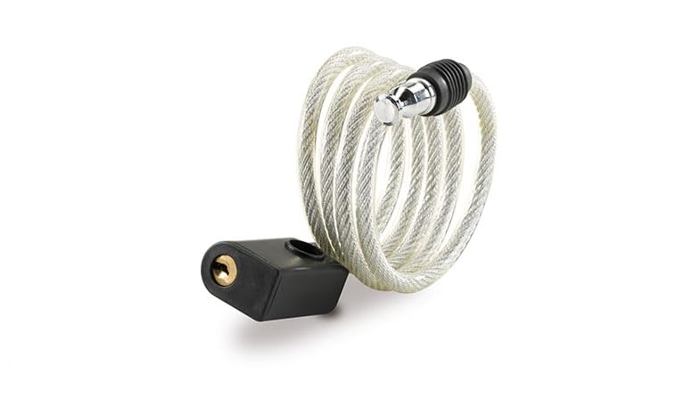 CG94 CAVO ANTIFURTO C/LUCCHETTO IN ACCIAIO PER AUTO/MOTO/BICI UNIVERSALE