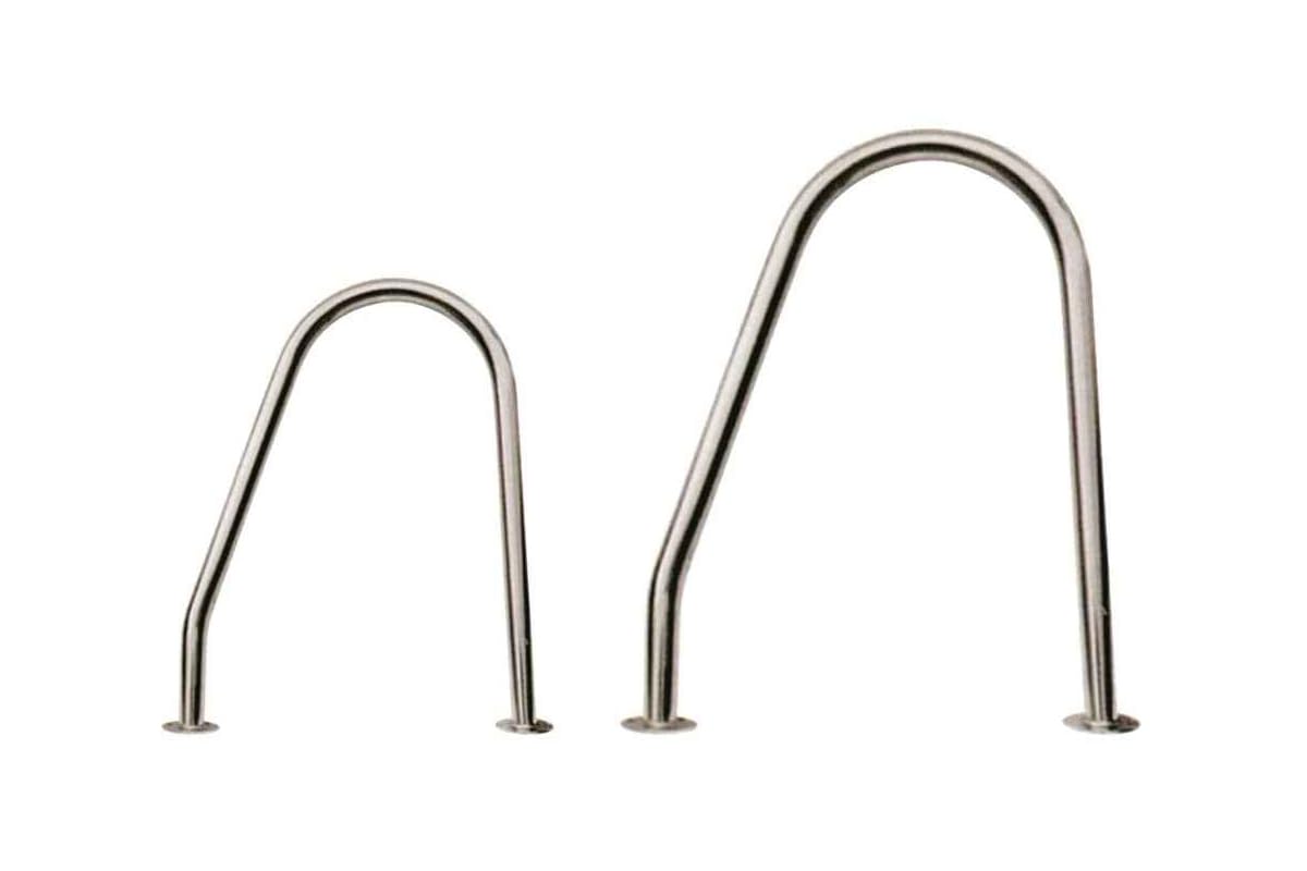 CG94 - Corrimano in Acciaio Inox 32x45cm.Adatti ad Essere montati Sia a Poppa Che a Prua per Un agevole Discesa e risalita in Barca.