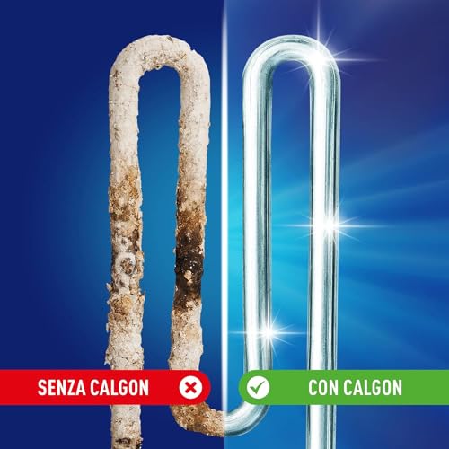 Calgon Power Polvere Anticalcare Lavatrice 4 in 1, 6 Confezioni da 1800g di Anticalcare per Lavatrici, Additivo Lavatrice per una Protezione da Calcare, Sporco e Cattivi Odori