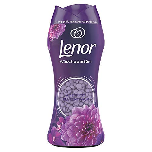 Lenor, Set di profumi per la biancheria, profumo di fiori di ametista, orchidea dorata, freschezza di aprile, 3 x 210 g