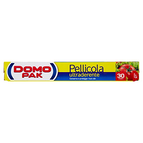 Domopak - Pellicola Ultraderente, Conserva E Protegge I Tuoi Cibi - 12 confezioni da 30 Metri [360 Metri]
